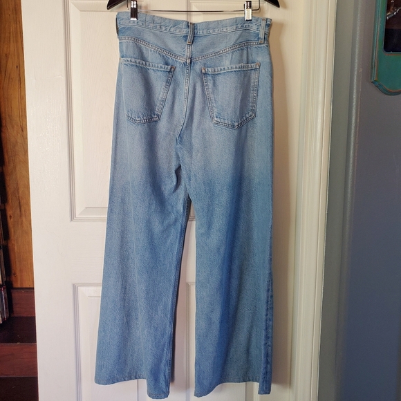 Citizens Of Humanity Paloma Wide-leg Denim Blue Jeans 28X28 High-rise Preppy Hip - Picture 5 of 14